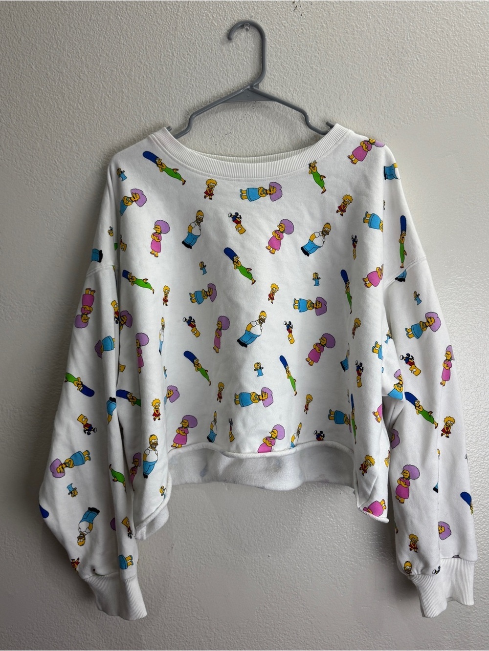 The Simpsons Pullover Sweatshirt Size 3X